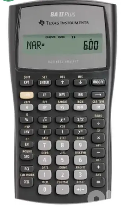 Texas instruments BA2 plus calculator Texas instruments BA2 plus calculator