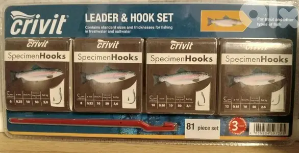 crivit hook & leader set 81 pc
