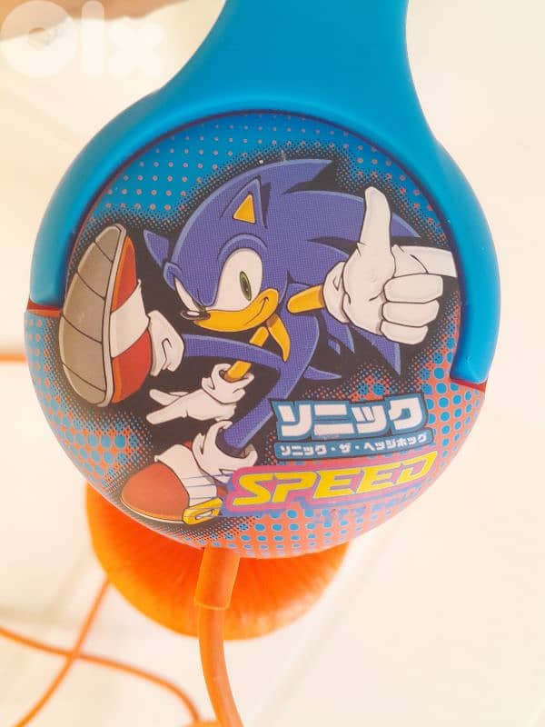 Sonic the hedgehog headphones one size no box new 1