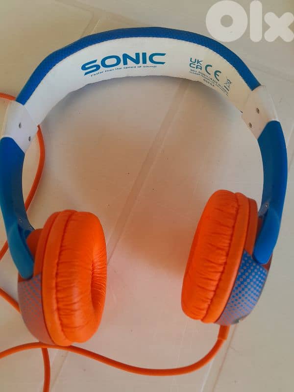 Sonic the hedgehog headphones one size no box new 2