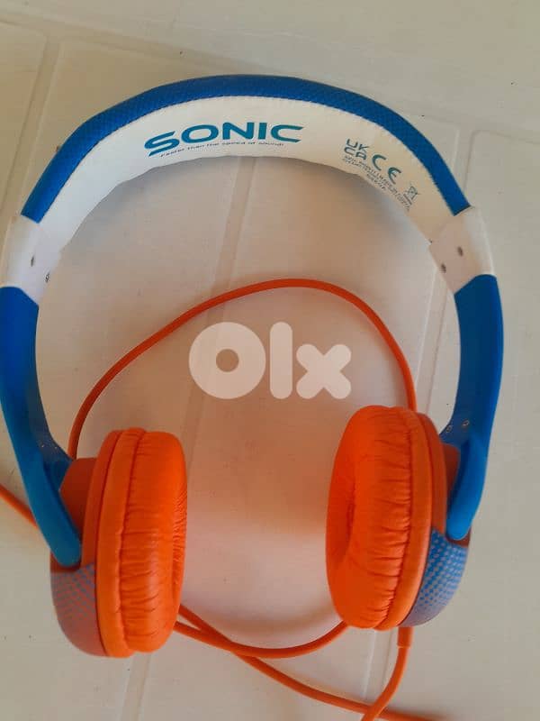 Sonic the hedgehog headphones one size no box new 3