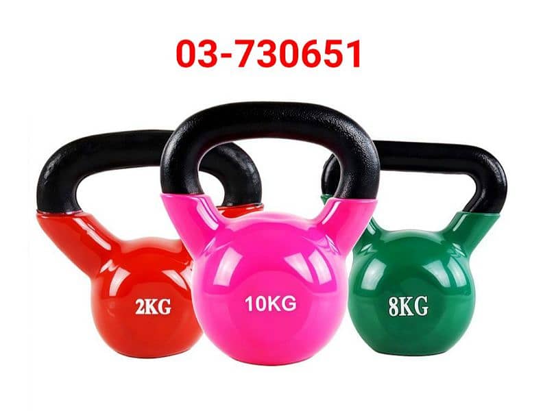 vinyl  coated kettlebell 0