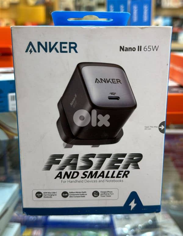 Anker Nano II 65w usb-c adapter 3pin 0
