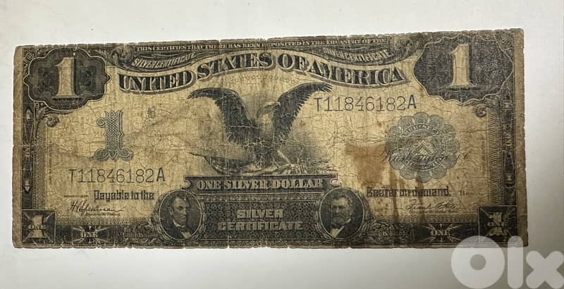 $1 Black Eagle Silver Certificate 0