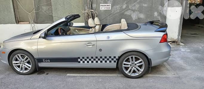 Volkswagen Eos  2,0L golf convertible 2009 سيارة للبيع كشف مفوله