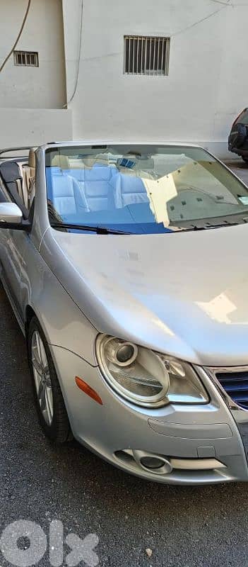 Volkswagen Eos  2,0L golf convertible 2009 سيارة للبيع كشف مفوله