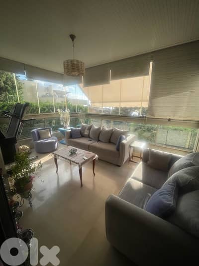 luxurious Furnished Apartment in Ballouneh 200 sqm +60 sqm Garden