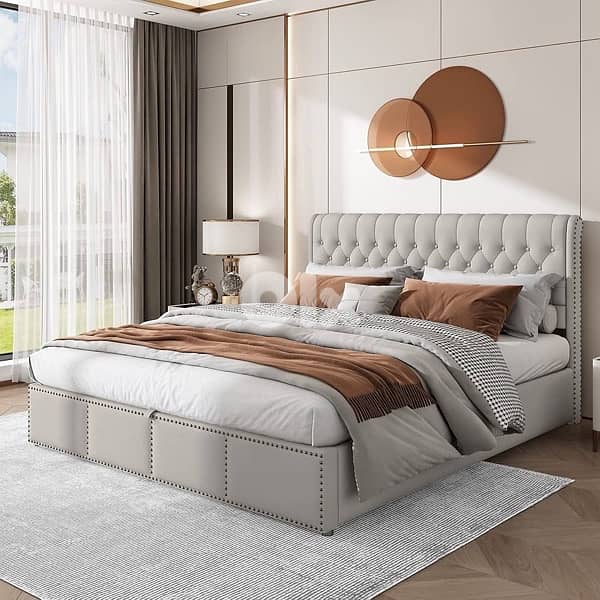 light Grey bed 1
