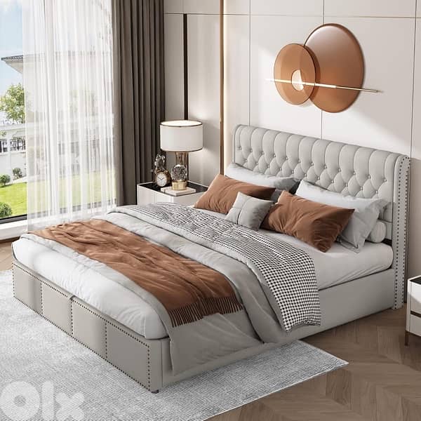 light Grey bed 2