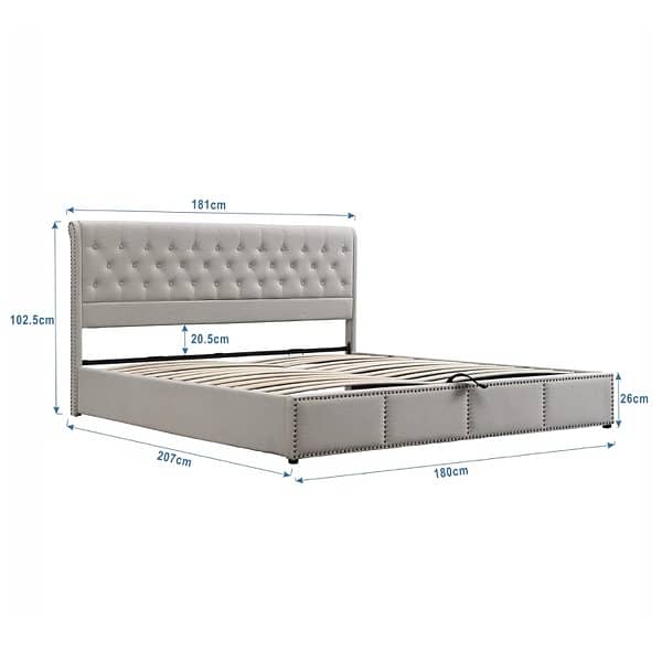 light Grey bed 3