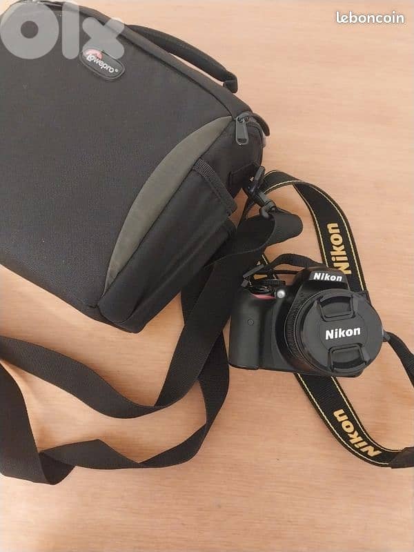 Nikon D3300 Camera + Lowepro Bag 4
