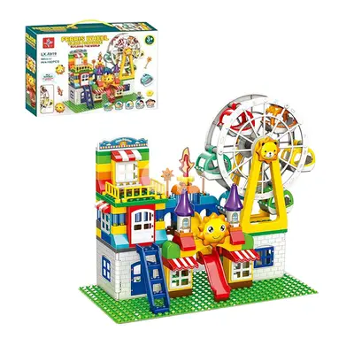 Wheel Paradise City Building Blocks 182 Pcs - مكعبات بناء