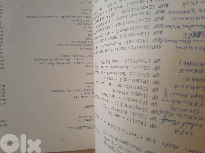 Middle east airlines code book MEA nbr. 4 1974 3
