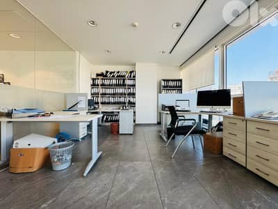 RAO26-4776 Furnished Office 125m2 for rent in Sin l Fil, $ 1,900 cash