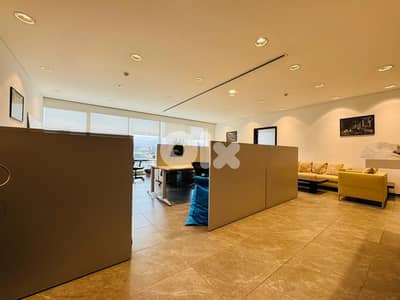 RAO26-4776 Furnished Office 125m2 for rent in Sin l Fil, $ 1,900 cash