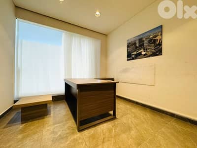 RAO26-4777  Furnished Office145 m2 for rent in Sin l Fil, $ 2,300 cash