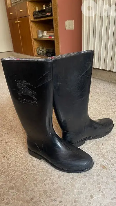 Burberry Black Original Rain Boots