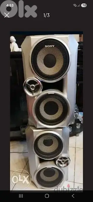 2 Speakers system Sony