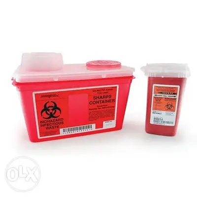 Disposable sharps needle bio-hazard tattoo&piercing container