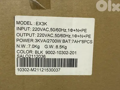 UPS ONLINE 3KVA