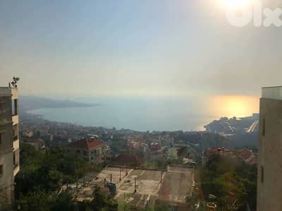 Amazing view from Ghazir | Furnished apartment for rentشقة في غزير