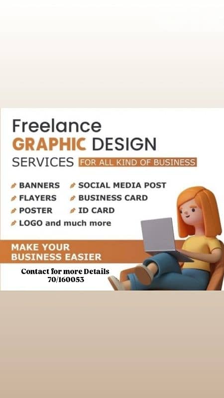 I want to work Freelance Graphic Designer 0