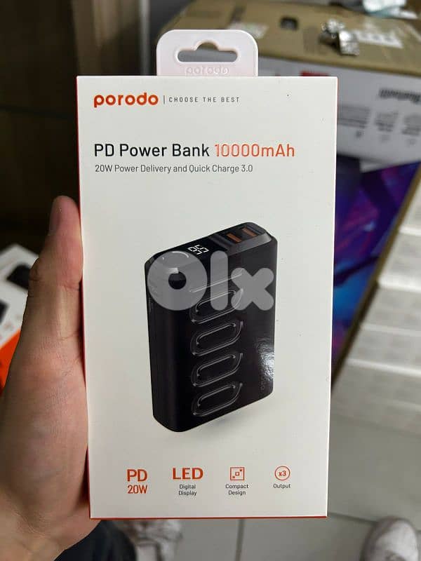 Porodo pd powerbank 10000mah 0