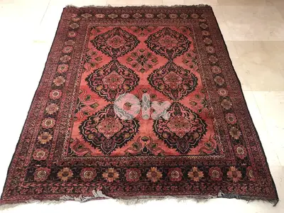 Afghan - 1980s Vintage Bokhara Rug