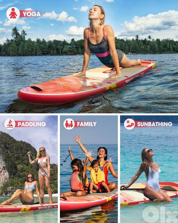 BIGFLY Tropical stand up paddle board SUP & Kayak (2 in 1) 6