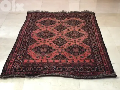 Afghan - 1980s Vintage Bokhara Rug
