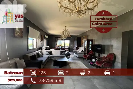 Batroun 125m2 | Furnished Flat | Prime Location | Sea View | ABA