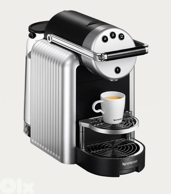 New Nespresso Reduced price Zenius Aluminium coffee machine 0
