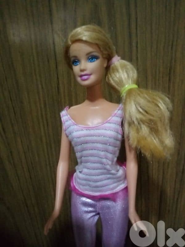 Barbie IRON ON STYLE Mattel2000 own Outfit+Shoes as new doll Flex legs 1