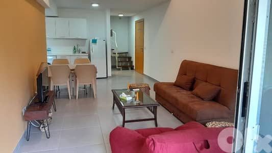 Beach chalet duplex for rent in halat with sea access min 6 month