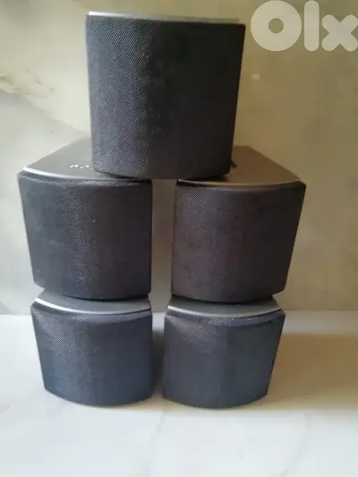 five sony sattelite speakers in vg condition