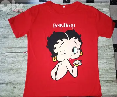 new red Betty boop t-shirt