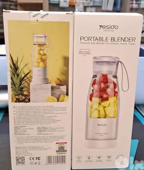 YESIDO PORTABLE BLENDER PERSONAL SIZE BLENDER 0