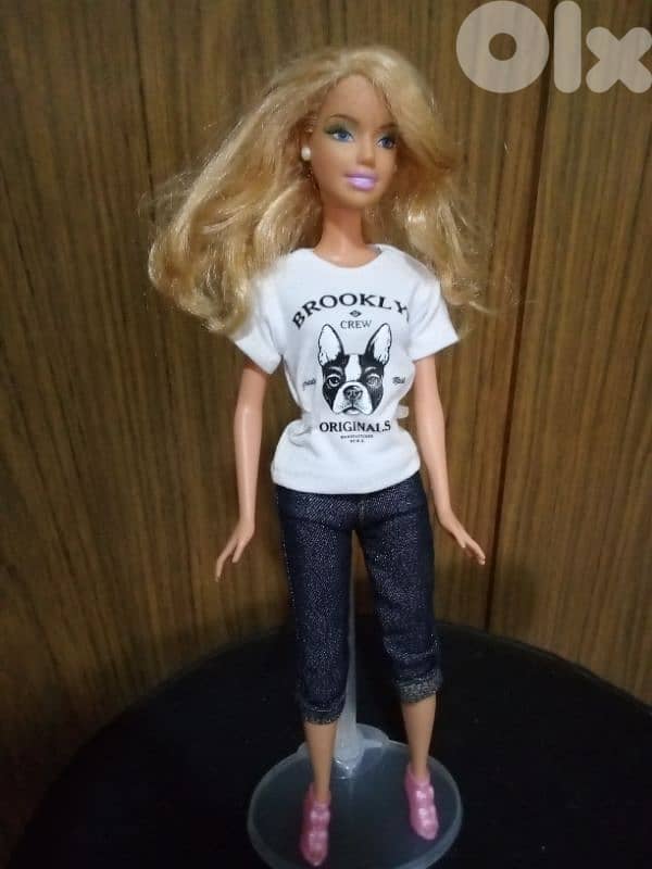 Barbie Mattel 2000ish great doll Bend legs +brand tag Outfit+Shoes=25$ 0