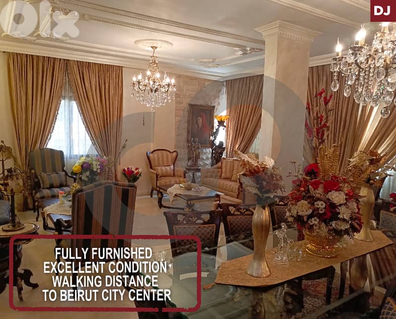 very well-maintained building | 5TH floor-Ain El Remeneh REF#DJ127076 0