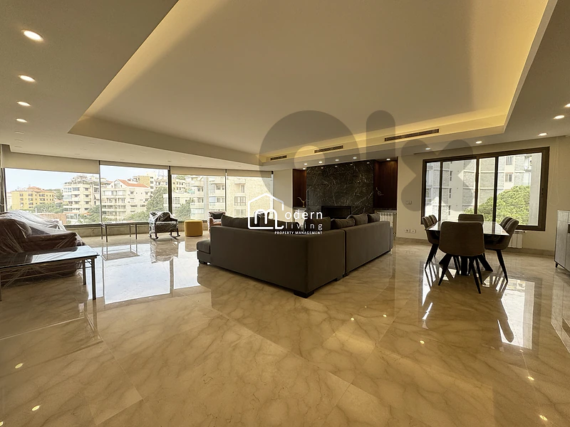 Luxury Finishing - Panoramic View Apartment For Rent in Mtayleb Luxury Finishing - Panoramic View Apartment For Rent in Mtayleb