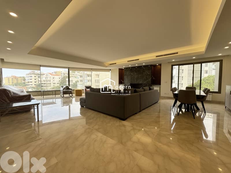 Luxury Finishing - Panoramic View Apartment For Rent in Mtayleb 0