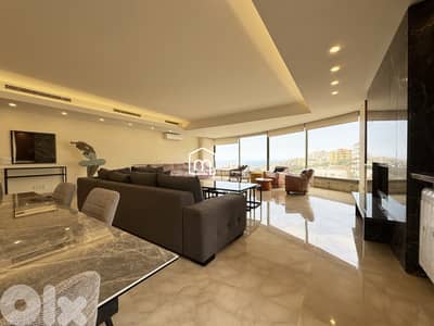Luxury Finishing - Panoramic View Apartment For Rent in Mtayleb
