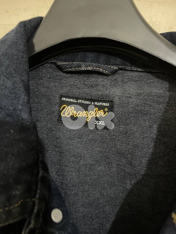 WRANGLER JEANS jacket size xxl brand new. 1