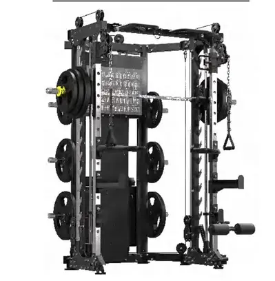 Multifuncational Gym Smith Machine Cable Rack