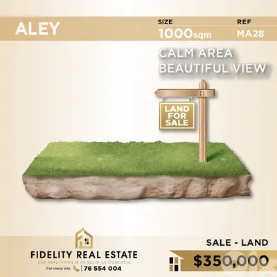 Land for sale in Aley MA28 أرض للبيع في عاليه