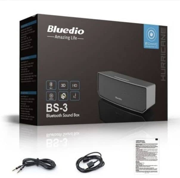 Bluedio BS3 Portable Bluetooth Wireless Speaker Microphone/4$ delivery 0