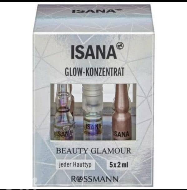 ISANA GLOW CONCENTRATE BEAUTY GLAMOUR. 5 x 2 ml/4$delivery 2
