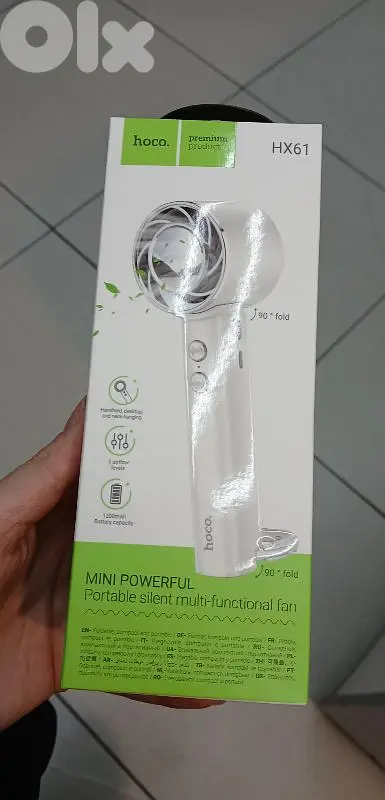 Hoco hx61 rechargeable portable handheld