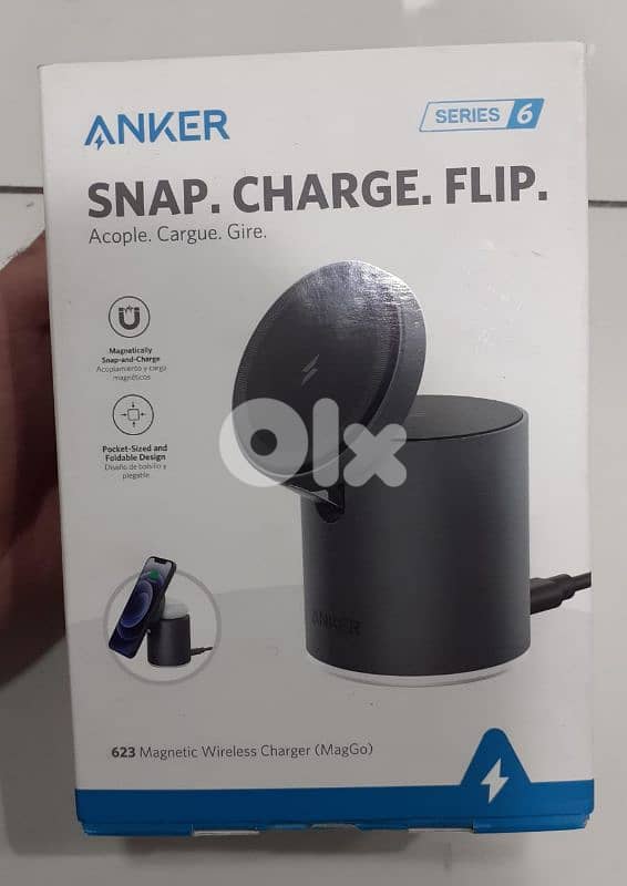 Anker 623 Magnetic Wireless Charger (MagGo) 0