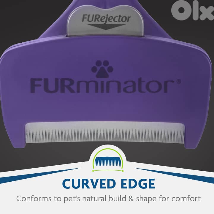 FURminator deShedding Tool – Medium/Large Short-Hair Cats | Reduces Sh 2